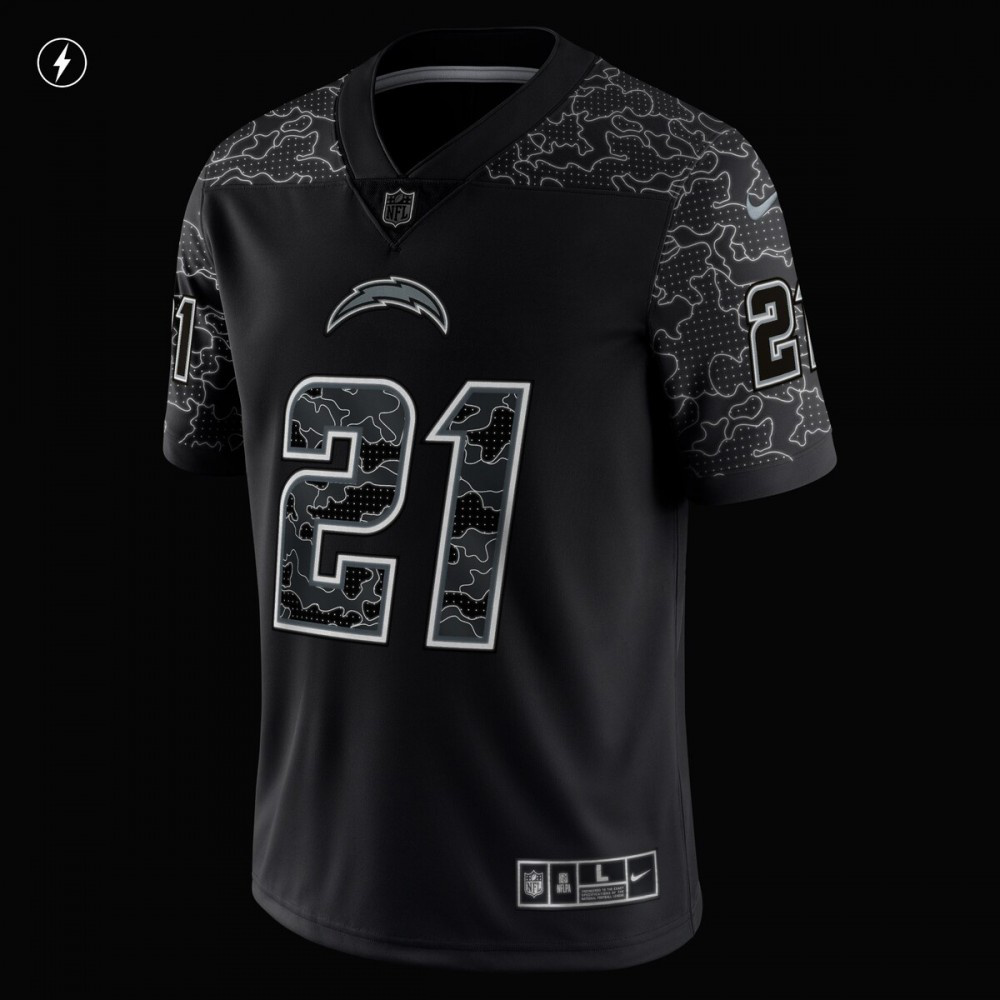 LaDainian Tomlinson Los Angeles Chargers Nike Retired Player RFLCTV Limited Jersey - Black-GridironStore